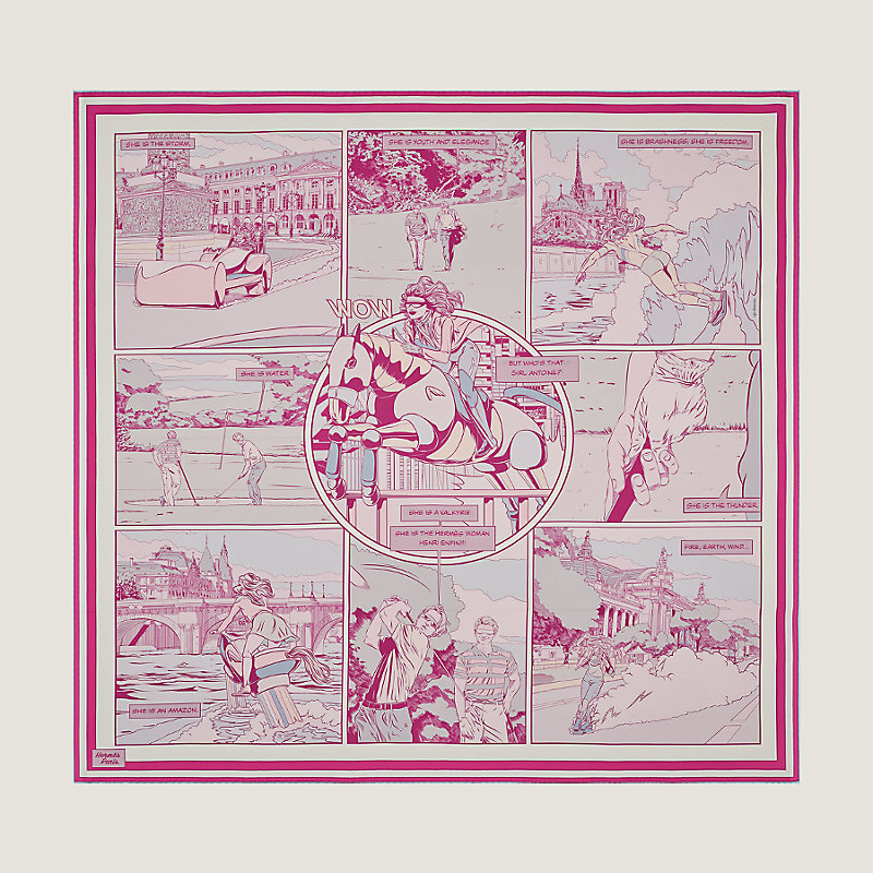 Wow double face scarf 90 | Hermès Australia